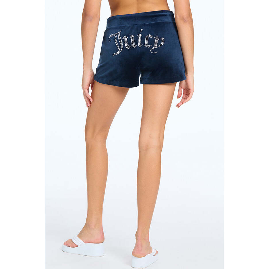 Big Bling Velour Track Shorts